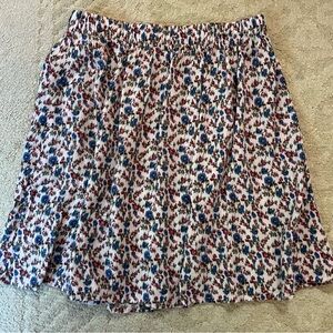 XS Abercrombie & fitch floral short skirt